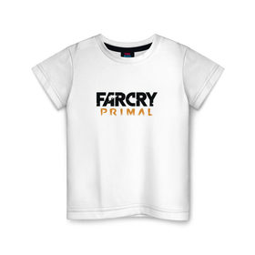 Детская футболка хлопок с принтом Far Cry Primal 1 в Тюмени, 100% хлопок | круглый вырез горловины, полуприлегающий силуэт, длина до линии бедер | Тематика изображения на принте: 