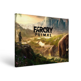 Холст прямоугольный с принтом Far Cry Primal 8 в Тюмени, 100% ПВХ |  | far cry | far cry primal | компьютерные игры | первобытные | фар край праймал | фаркрай