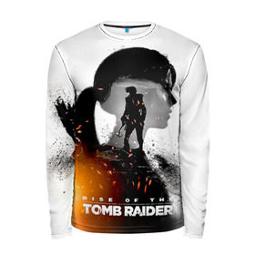 Мужской лонгслив 3D с принтом Rise of the Tomb Raider 1 в Тюмени, 100% полиэстер | длинные рукава, круглый вырез горловины, полуприлегающий силуэт | rise of the tomb raider | tomb raider | восхождение расхитительницы гробниц | расхитительница гробниц