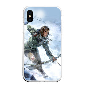 Чехол для iPhone XS Max матовый с принтом Rise of the Tomb Raider 3 в Тюмени, Силикон | Область печати: задняя сторона чехла, без боковых панелей | rise of the tomb raider | tomb raider | восхождение расхитительницы гробниц | расхитительница гробниц