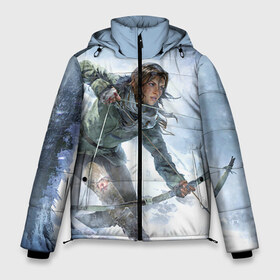 Мужская зимняя куртка 3D с принтом Rise of the Tomb Raider 3 в Тюмени, верх — 100% полиэстер; подкладка — 100% полиэстер; утеплитель — 100% полиэстер | длина ниже бедра, свободный силуэт Оверсайз. Есть воротник-стойка, отстегивающийся капюшон и ветрозащитная планка. 

Боковые карманы с листочкой на кнопках и внутренний карман на молнии. | rise of the tomb raider | tomb raider | восхождение расхитительницы гробниц | расхитительница гробниц
