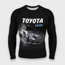 Мужской рашгард 3D с принтом Toyota Drive в Тюмени,  |  | crown | toyota | авто | автомобиль | краун | машина | тачка | тойота