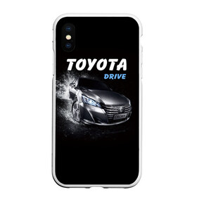 Чехол для iPhone XS Max матовый с принтом Toyota Drive в Тюмени, Силикон | Область печати: задняя сторона чехла, без боковых панелей | crown | toyota | авто | автомобиль | краун | машина | тачка | тойота