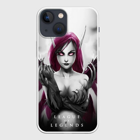 Чехол для iPhone 13 mini с принтом Cute Demon в Тюмени,  |  | Тематика изображения на принте: league of legends | lol | morgana | лига легенд | лол | моргана