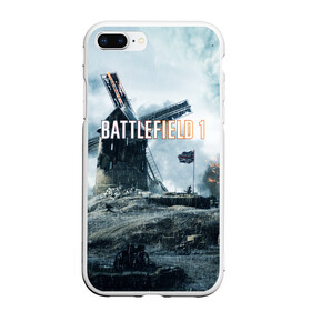 Чехол для iPhone 7Plus/8 Plus матовый с принтом Battlefield 1 в Тюмени, Силикон | Область печати: задняя сторона чехла, без боковых панелей | батла | батлфилд
