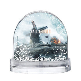Снежный шар с принтом Battlefield 1 в Тюмени, Пластик | Изображение внутри шара печатается на глянцевой фотобумаге с двух сторон | батла | батлфилд