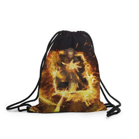 Рюкзак-мешок 3D с принтом The Witcher в Тюмени, 100% полиэстер | плотность ткани — 200 г/м2, размер — 35 х 45 см; лямки — толстые шнурки, застежка на шнуровке, без карманов и подкладки | witcher | ведьмак | геральт