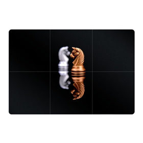 Магнитный плакат 3Х2 с принтом Ход конём в Тюмени, Полимерный материал с магнитным слоем | 6 деталей размером 9*9 см | 64 | chess | игра | конь | спорт | фигура | шахматы