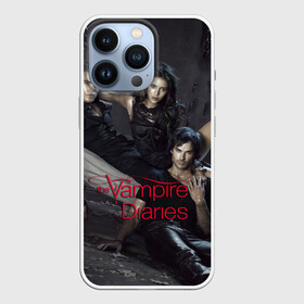 Чехол для iPhone 13 Pro с принтом Дневники вампира в Тюмени,  |  | fantasy | ian somerhalder | mystery | nina dobrev | paul wesley | science fiction | the vampire diaries | tv series | дневники вампира | йен сомерхолдер | мистика | нина добрев | пол уэсли | сериал | фантастика | фэнтези