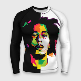 Мужской рашгард 3D с принтом Bob Marley в Тюмени,  |  | боб марли | поп арт