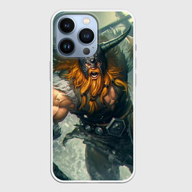 Чехол для iPhone 13 Pro с принтом Olaf в Тюмени,  |  | Тематика изображения на принте: league of legends | lol | olaf | viking | викинг | лига легенд | лол | олаф