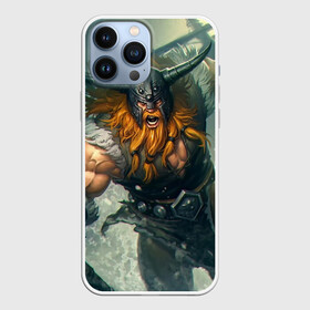 Чехол для iPhone 13 Pro Max с принтом Olaf в Тюмени,  |  | Тематика изображения на принте: league of legends | lol | olaf | viking | викинг | лига легенд | лол | олаф