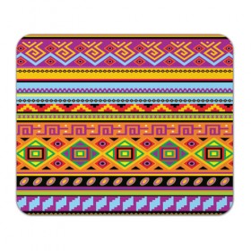 Коврик прямоугольный с принтом Этнический орнамент в Тюмени, натуральный каучук | размер 230 х 185 мм; запечатка лицевой стороны | пестрый | разноцветный | яркий