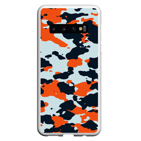 Чехол для Samsung Galaxy S10 с принтом Asiimov camouflage в Тюмени, Силикон | Область печати: задняя сторона чехла, без боковых панелей | Тематика изображения на принте: камуфляж | контр страйк | контра