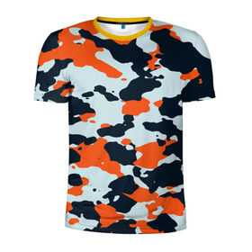 Мужская футболка 3D спортивная с принтом Asiimov camouflage в Тюмени, 100% полиэстер с улучшенными характеристиками | приталенный силуэт, круглая горловина, широкие плечи, сужается к линии бедра | камуфляж | контр страйк | контра