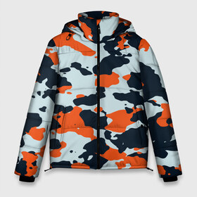Мужская зимняя куртка 3D с принтом Asiimov camouflage в Тюмени, верх — 100% полиэстер; подкладка — 100% полиэстер; утеплитель — 100% полиэстер | длина ниже бедра, свободный силуэт Оверсайз. Есть воротник-стойка, отстегивающийся капюшон и ветрозащитная планка. 

Боковые карманы с листочкой на кнопках и внутренний карман на молнии. | камуфляж | контр страйк | контра