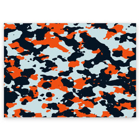Поздравительная открытка с принтом Asiimov camouflage в Тюмени, 100% бумага | плотность бумаги 280 г/м2, матовая, на обратной стороне линовка и место для марки
 | камуфляж | контр страйк | контра