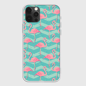 Чехол для iPhone 12 Pro Max с принтом flamingo в Тюмени, Силикон |  | flamingo | абстракция | фламинго