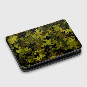 Картхолдер с принтом с принтом Camouflage  в Тюмени, натуральная матовая кожа | размер 7,3 х 10 см; кардхолдер имеет 4 кармана для карт; | камуфляж | хаки