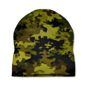 Шапка 3D с принтом Camouflage в Тюмени, 100% полиэстер | универсальный размер, печать по всей поверхности изделия | Тематика изображения на принте: камуфляж | хаки