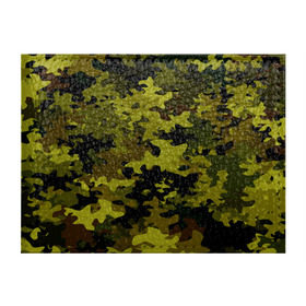 Обложка для студенческого билета с принтом Camouflage в Тюмени, натуральная кожа | Размер: 11*8 см; Печать на всей внешней стороне | Тематика изображения на принте: камуфляж | хаки