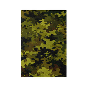 Обложка для паспорта матовая кожа с принтом Camouflage в Тюмени, натуральная матовая кожа | размер 19,3 х 13,7 см; прозрачные пластиковые крепления | Тематика изображения на принте: камуфляж | хаки