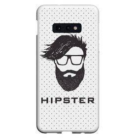 Чехол для Samsung S10E с принтом Hipster в Тюмени, Силикон | Область печати: задняя сторона чехла, без боковых панелей | hair | hipster | man | волосы | мужчина | парень | прическа | хипстер