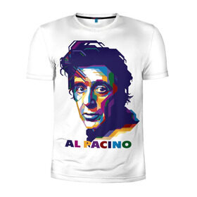 Мужская футболка 3D спортивная с принтом Al Pacino в Тюмени, 100% полиэстер с улучшенными характеристиками | приталенный силуэт, круглая горловина, широкие плечи, сужается к линии бедра | Тематика изображения на принте: актёр | аль пачино | артист | звезда | кино | киноактёр | кинозвезда | кинофильм | роль