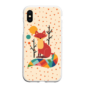 Чехол для iPhone XS Max матовый с принтом Осенняя лисичка в Тюмени, Силикон | Область печати: задняя сторона чехла, без боковых панелей | animal | beast | cat | fox | kitty | nature | orange | животное | зверь | кот | котик | кошка | лиса | лисичка | оранжевая | осень | природа