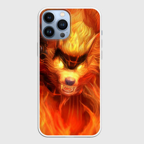 Чехол для iPhone 13 Pro Max с принтом Fire Wolf в Тюмени,  |  | Тематика изображения на принте: league of legends | lol | warwick | wolf | варвик | волк | лига легенд | лол