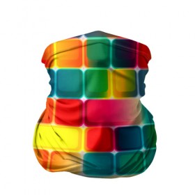 Бандана-труба 3D с принтом Multicolour в Тюмени, 100% полиэстер, ткань с особыми свойствами — Activecool | плотность 150‒180 г/м2; хорошо тянется, но сохраняет форму | Тематика изображения на принте: 