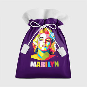 Подарочный 3D мешок с принтом Marilyn Monroe в Тюмени, 100% полиэстер | Размер: 29*39 см | marilyn monroe | актриса | звезда | кино | мэрилин монро | певица
