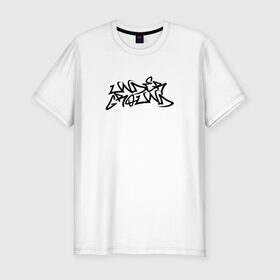 Мужская футболка премиум с принтом UNDERGROUND в Тюмени, 92% хлопок, 8% лайкра | приталенный силуэт, круглый вырез ворота, длина до линии бедра, короткий рукав | graffity | hip hop | rap | underground | андеграунд | граффити | рэп | хип хоп
