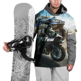 Накидка на куртку 3D с принтом The CREW в Тюмени, 100% полиэстер |  | Тематика изображения на принте: car | crew | dirt | grid | nfs | гонки | машина | нфс