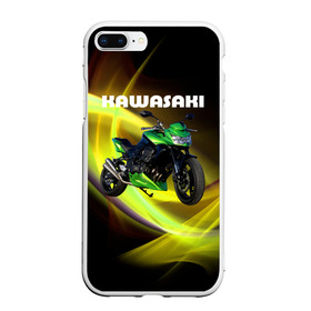Чехол для iPhone 7Plus/8 Plus матовый с принтом Kawasaki в Тюмени, Силикон | Область печати: задняя сторона чехла, без боковых панелей | moto | байк | байкер | мото | мотогонки | мотоспорт | мотоцикл