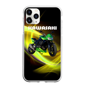 Чехол для iPhone 11 Pro матовый с принтом Kawasaki в Тюмени, Силикон |  | Тематика изображения на принте: moto | байк | байкер | мото | мотогонки | мотоспорт | мотоцикл