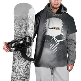 Накидка на куртку 3D с принтом Ghost Recon в Тюмени, 100% полиэстер |  | Тематика изображения на принте: tom clancy’s | череп