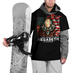 Накидка на куртку 3D с принтом Megadeth #3 в Тюмени, 100% полиэстер |  | dave | megadeth | metal | mustaine | rattlehead | rock | thrash | vic | дейв | мастейн | мегадез | мегадет | мегедес | метал | рок | треш