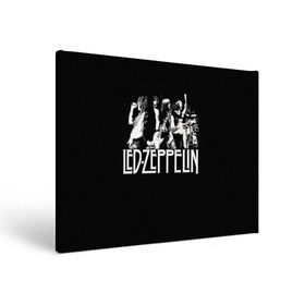 Холст прямоугольный с принтом Led Zeppelin 4 в Тюмени, 100% ПВХ |  | led zeppelin | лед зеппелин | роберт плант