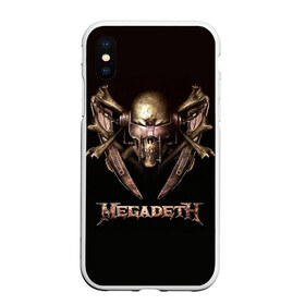 Чехол для iPhone XS Max матовый с принтом Megadeth 3 в Тюмени, Силикон | Область печати: задняя сторона чехла, без боковых панелей | Тематика изображения на принте: megadeth | дирк вербурен | дэвид эллефсон | дэйв мастейн | кико лоурейро | мегадэт