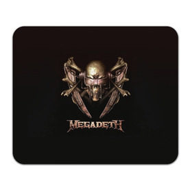 Коврик прямоугольный с принтом Megadeth 3 в Тюмени, натуральный каучук | размер 230 х 185 мм; запечатка лицевой стороны | megadeth | дирк вербурен | дэвид эллефсон | дэйв мастейн | кико лоурейро | мегадэт