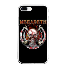 Чехол для iPhone 7Plus/8 Plus матовый с принтом Megadeth 5 в Тюмени, Силикон | Область печати: задняя сторона чехла, без боковых панелей | megadeth | дирк вербурен | дэвид эллефсон | дэйв мастейн | кико лоурейро | мегадэт