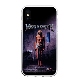 Чехол для iPhone XS Max матовый с принтом Megadeth 7 в Тюмени, Силикон | Область печати: задняя сторона чехла, без боковых панелей | megadeth | дирк вербурен | дэвид эллефсон | дэйв мастейн | кико лоурейро | мегадэт