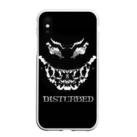 Чехол для iPhone XS Max матовый с принтом Disturbed 5 в Тюмени, Силикон | Область печати: задняя сторона чехла, без боковых панелей | disturbed | donegan | draiman | moyer | wengren | венгрен | дистурбед | дониган | дрейман | мойер | хард рок