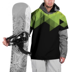 Накидка на куртку 3D с принтом Trianse Green в Тюмени, 100% полиэстер |  | Тематика изображения на принте: trianse | абстракция | бумага | геометрия | грани | изгиб | линии | оптические | полигоны | полосы | постель | розовый | сочетания | текстура | треугольники