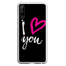 Чехол для Honor P30 с принтом Valentines Day I Iove you в Тюмени, Силикон | Область печати: задняя сторона чехла, без боковых панелей | Тематика изображения на принте: 14 | february | holiday | i love you | love | valentines day | день святого валентина | люблю | любовь | праздник | тебя | февраль | я