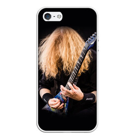 Чехол для iPhone 5/5S матовый с принтом Dave Mustaine в Тюмени, Силикон | Область печати: задняя сторона чехла, без боковых панелей | dave | megadeth | metal | mustaine | rattlehead | rock | thrash | vic | дейв | мастейн | мегадет | метал | рок | треш