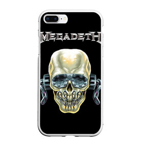 Чехол для iPhone 7Plus/8 Plus матовый с принтом Megadeth в Тюмени, Силикон | Область печати: задняя сторона чехла, без боковых панелей | dave | megadeth | metal | mustaine | rattlehead | rock | thrash | vic | дейв | мастейн | мегадет | метал | рок | треш