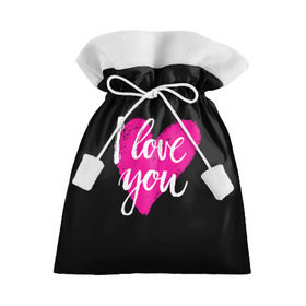 Подарочный 3D мешок с принтом Valentine`s Day, I Iove you в Тюмени, 100% полиэстер | Размер: 29*39 см | 14 | february | heart | holiday | i love you | valentines day | день святого валентина | праздник | сердце | февраль | я люблю тебя