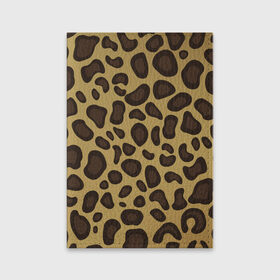 Обложка для паспорта матовая кожа с принтом Пантера в Тюмени, натуральная матовая кожа | размер 19,3 х 13,7 см; прозрачные пластиковые крепления | леопард | пятна | текстура